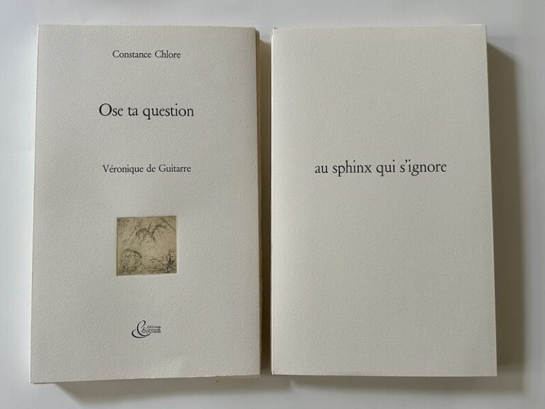 Ose ta question au sphinx qui s'ignore | Livre de Constance Chlore et Véronique de Guitarre